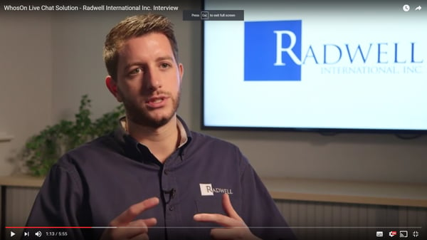 Video case study: Radwell International | WhosOn