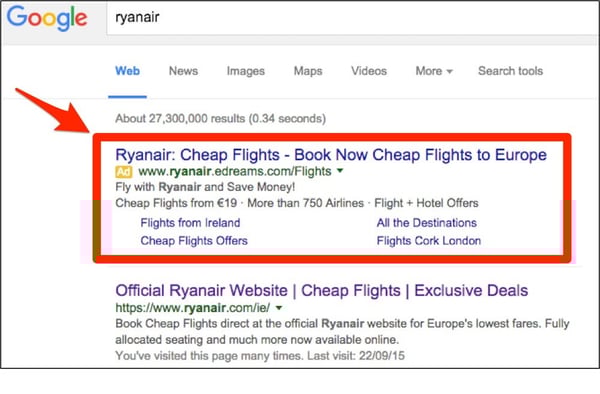 search ads
