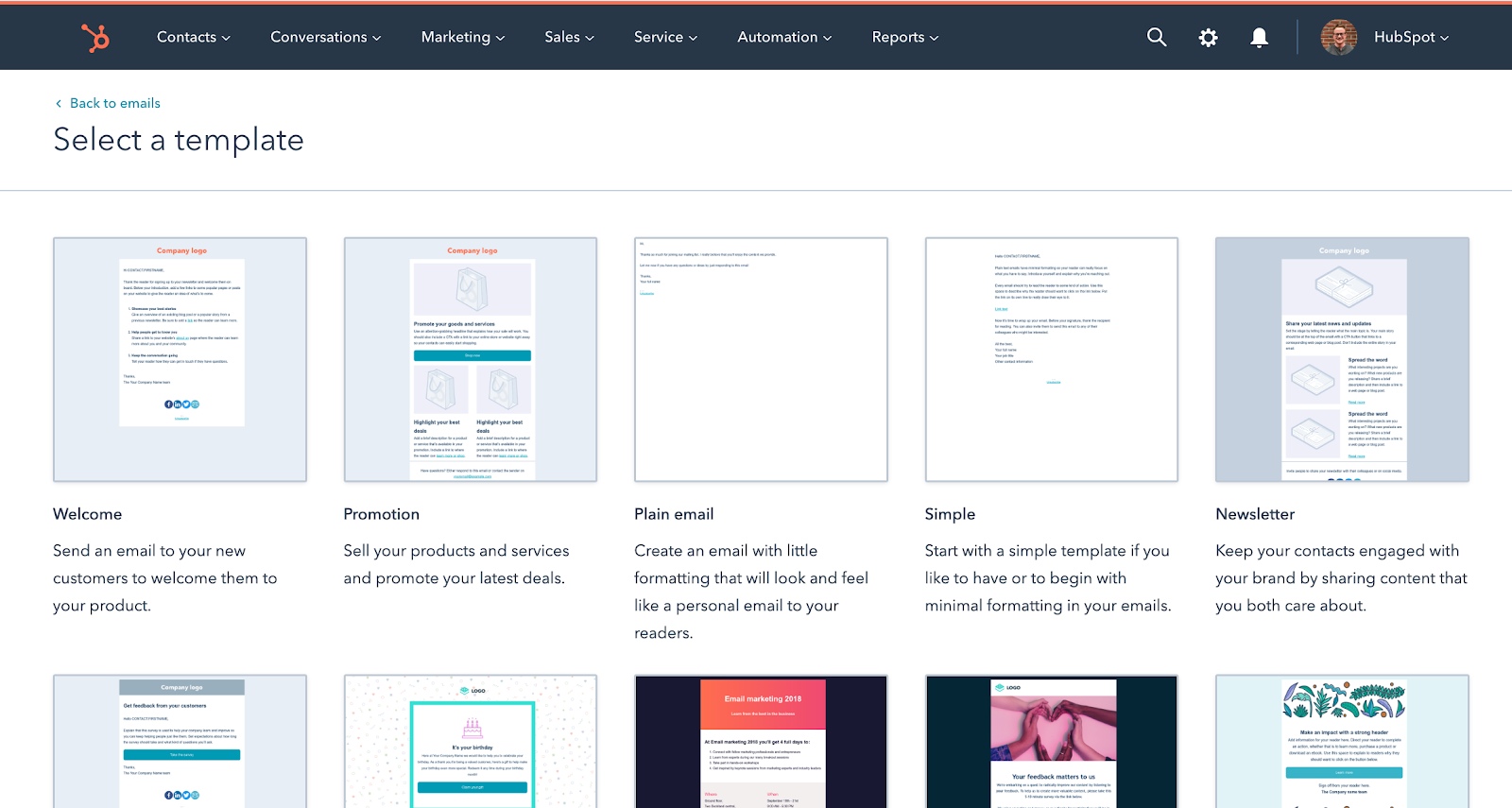 Free Email Marketing tools in the HubSpot CRM-1